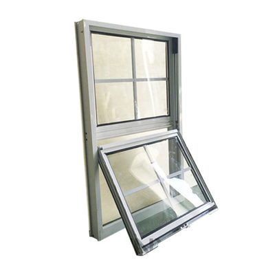 Сдвижное окно UPVC с двойным остекленным двойным закаленным арком верхний круг вверх вниз стекло