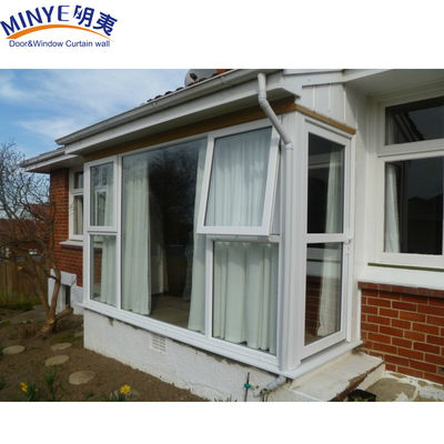 Профиль UPVC Пластиковая рама Французский стиль Дверные окна и двери для наружной долговечности