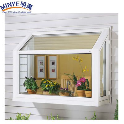 Двойные стеклянные стеклянные стекла с UPVC профилем для садовых окон в рамках бюджета