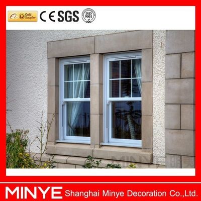 Противоветровые UPVC/PVC вертикальные стеклянные оконные решетки