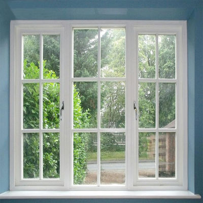 Одно/двойное/тройное стекло UPVC профиль железный гриль дизайн окна для улучшения дома