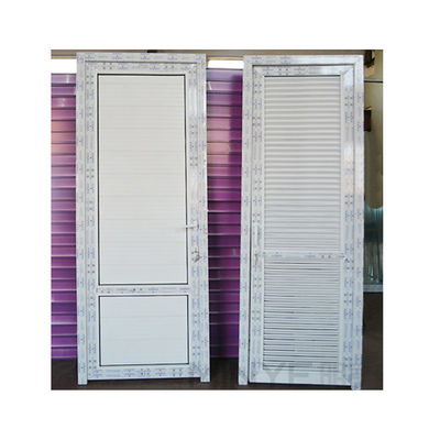 Немецкое оборудование UPVC лоувер дверь дизайн без трека для внешнего положения и дома