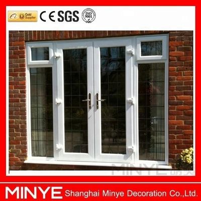 Kerala House Main Door Design Виниловый каркас UPVC дверь со стеклом и водонепроницаемой функцией