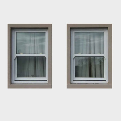 Современный дизайн UPVC Сдвижное окно с закаленным стеклом