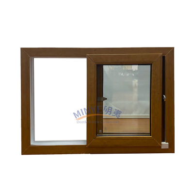 Настраиваемые скользящие окна UPVC с горизонтальным открытием и цветовым выбором