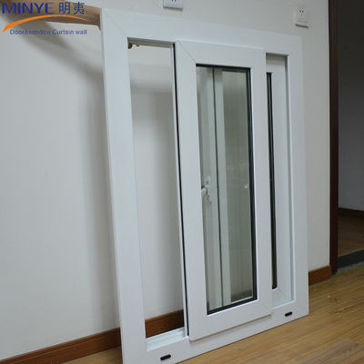 Внепроницаемость Функция двойного стекла UPVC Вертикальные окна с энергосберегающим преимуществом