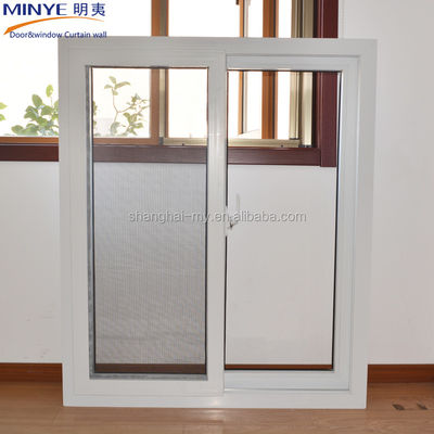 Инновационные индивидуальные цвета Убийца шума PVC/UPVC Сдвижное окно с дизайном решетки