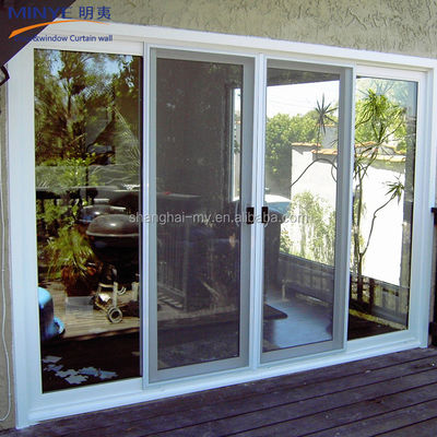 Современный дизайн Внешняя водонепроницаемая UPVC ПВХ французская стеклянная дверь для вилл
