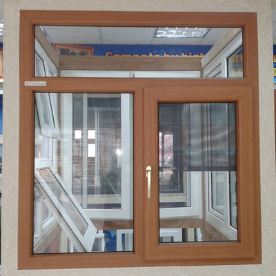 Горизонтальный раскрывающийся рисунок Upvc Оконная рама Европейский дизайн толщина 2,5 мм