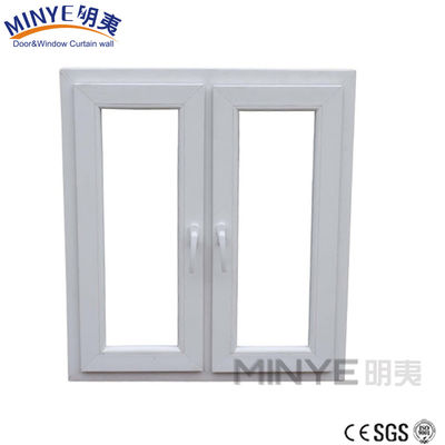 Горизонтальный раскрывающийся рисунок Upvc Оконная рама Европейский дизайн толщина 2,5 мм
