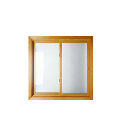 Пластиковая рама UPVC Сдвижные окна с двойным стеклом и горизонтальным открытием