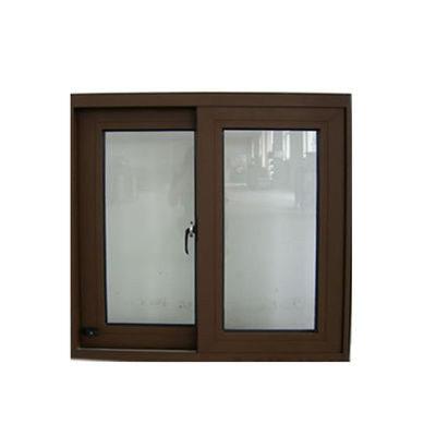 Пластиковая рама UPVC Сдвижные окна с двойным стеклом и горизонтальным открытием