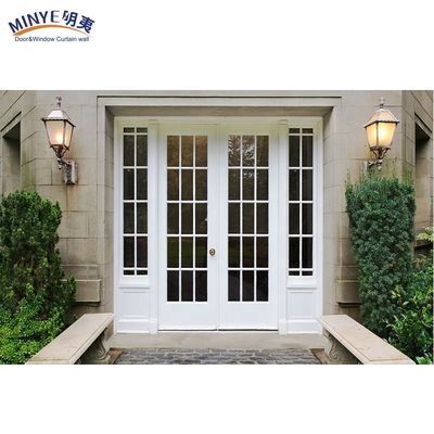 Современные садовые двери из двойного стекла из ПВХ и UPVC в натуральном дереве цвета с материалами