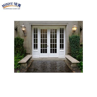 Современные садовые двери из двойного стекла из ПВХ и UPVC в натуральном дереве цвета с материалами