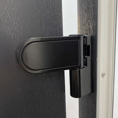 Высокая прочность стеклянное стекло ПВХ французские дверцы для наружного и внутреннего отделения