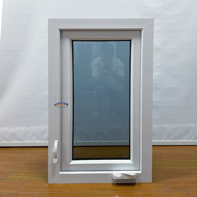 Пластиковый каркас двойной оконной панели Upvc Casement Window для американского жилого рынка