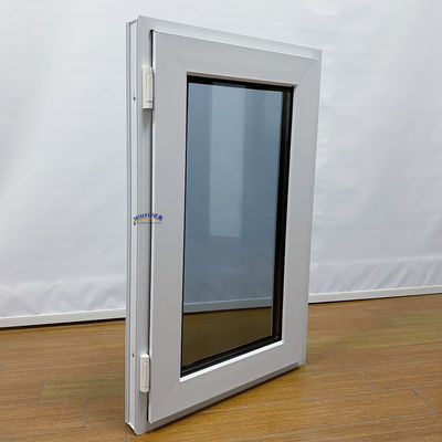 Пластиковый каркас двойной оконной панели Upvc Casement Window для американского жилого рынка