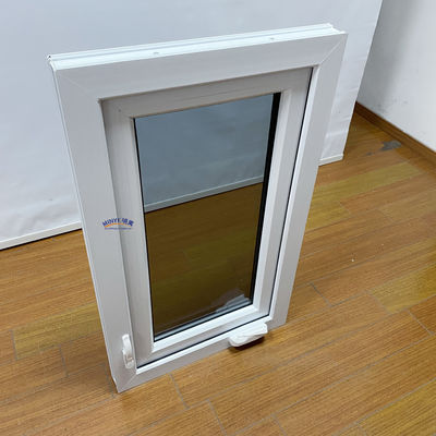 Пластиковый каркас двойной оконной панели Upvc Casement Window для американского жилого рынка