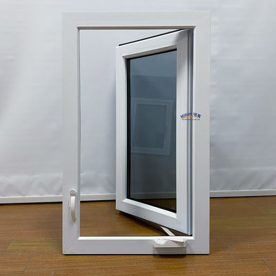 Пластиковый каркас двойной оконной панели Upvc Casement Window для американского жилого рынка