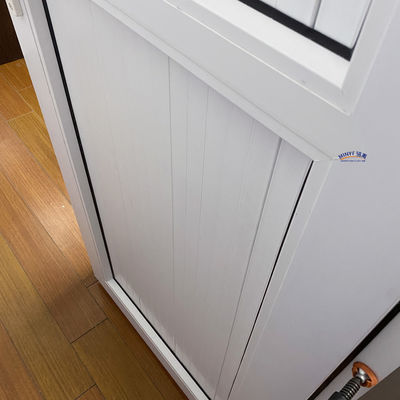 Двойная закаленная стекла французский стиль UPVC вертикальная дверь с застежкой для дверей из ПВХ экспортер