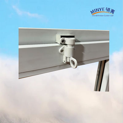 Двойное закаленное стекло UPVC наклонное окно в современном стиле для Австралии Пластиковая рама
