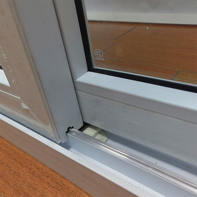 Дверь UPVC водонепроницаемая и ветронепроницаемая стеклянная стеклянная дверь с открытым стеклянным стилем