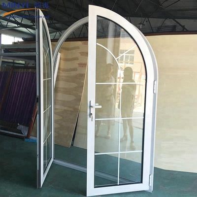 Немецкое оборудование и материал из алюминиевого сплава, используемый для UPVC French Arched Doors