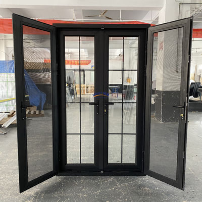 Алюминиевая дверь из алюминиевого сплава для современного дизайна и борьбы с насекомыми