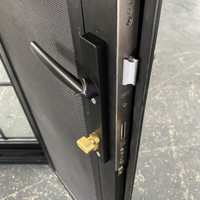 Алюминиевая дверь из алюминиевого сплава для современного дизайна и борьбы с насекомыми