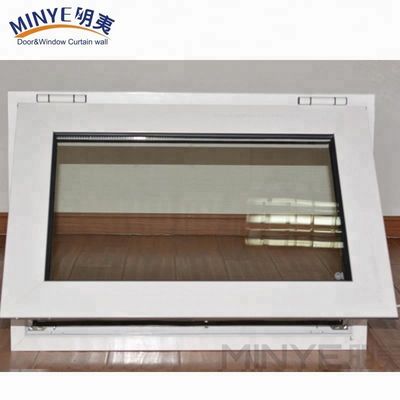 Открытый обычный профиль ПВХ, цветовой настройка, UPVC/PVC горизонтально поворачиваемые одноподвесные окна