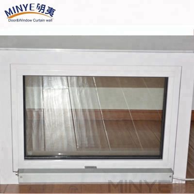 Открытый обычный профиль ПВХ, цветовой настройка, UPVC/PVC горизонтально поворачиваемые одноподвесные окна
