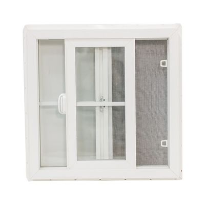 Сдвижные Upvc двойные стеклянные оконные решетки в стеклянную интеграцию для легкого обслуживания