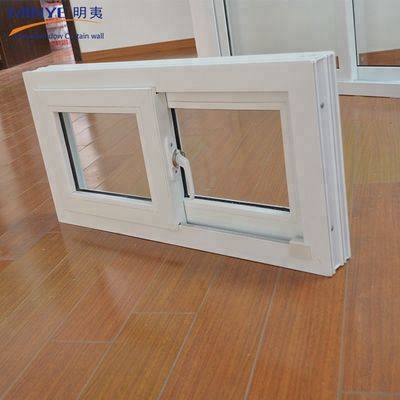 Сдвижные Upvc двойные стеклянные оконные решетки в стеклянную интеграцию для легкого обслуживания