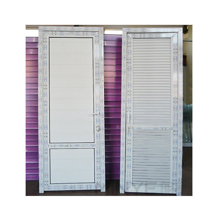 Немецкое оборудование UPVC лоувер дверь дизайн без трека для внешнего положения и дома