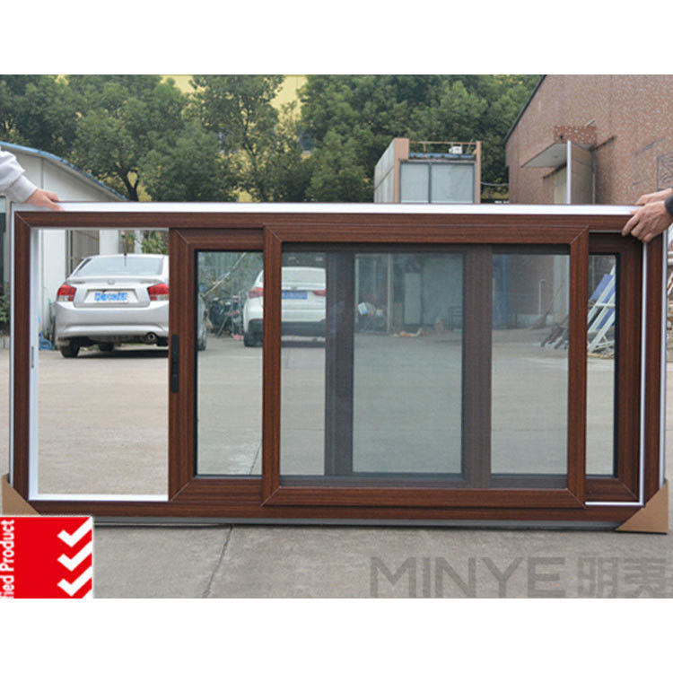 Сдвижные двери UPVC композитные деревянные цветные сдвижные двери для боковой установки