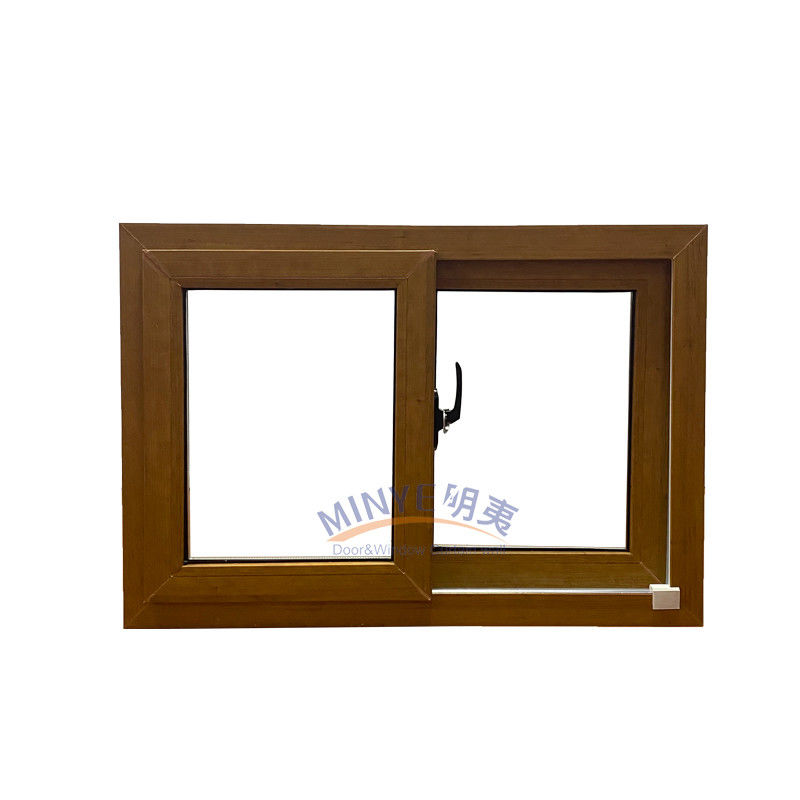 Настраиваемые скользящие окна UPVC с горизонтальным открытием и цветовым выбором