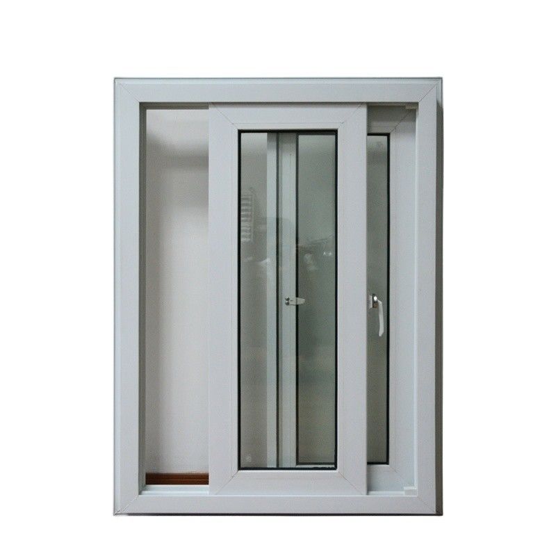 Внепроницаемость Функция двойного стекла UPVC Вертикальные окна с энергосберегающим преимуществом