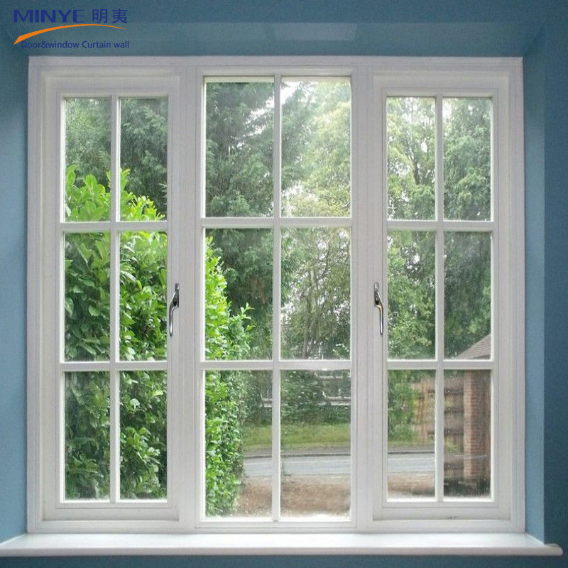 Двойное стекло индивидуального размера Upvc/Pvc Casement Window для тепло- и звукоизоляции