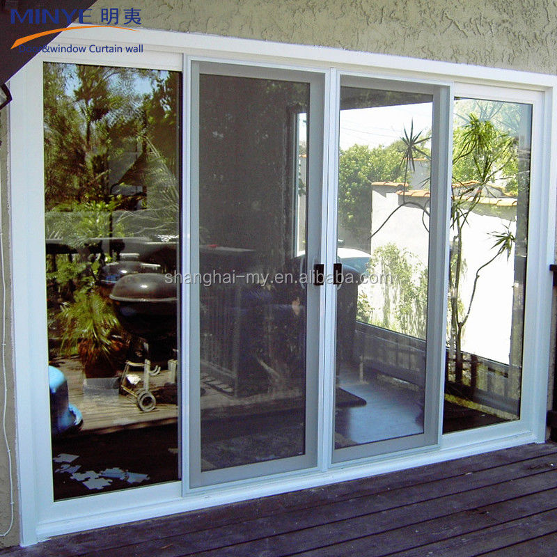 Современный дизайн Внешняя водонепроницаемая UPVC ПВХ французская стеклянная дверь для вилл
