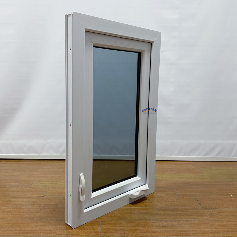 Пластиковый каркас двойной оконной панели Upvc Casement Window для американского жилого рынка