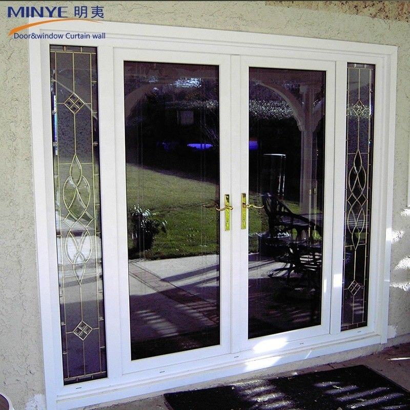 Дверь из алюминиевого сплава Back Yard Design с двойным стеклом и функциями безопасности