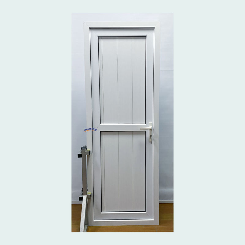 Двойная закаленная стекла французский стиль UPVC вертикальная дверь с застежкой для дверей из ПВХ экспортер